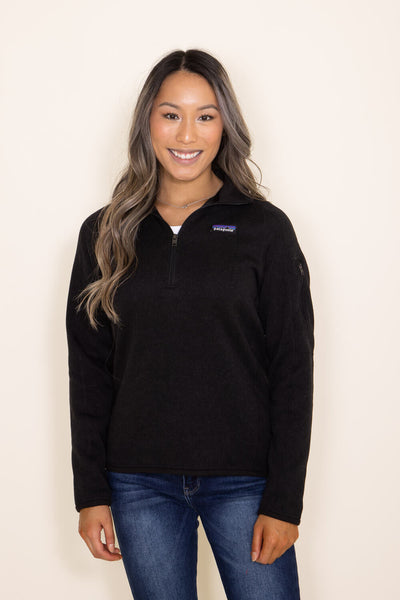 Patagonia better sweater full zip 2025 black