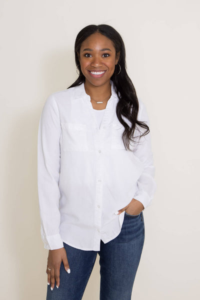 Thread & Supply Ginger Top for Women in White