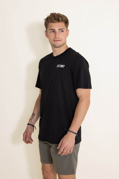 Est. 1897 Tech T-Shirt for Men in Black