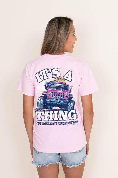 Jeep Thing T-Shirt in Pink