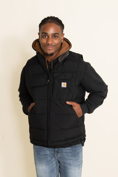 Carhartt Montana Insulated Vest for Men in Black