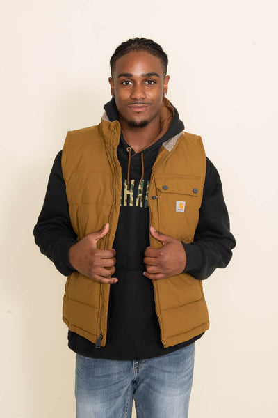 Carhartt Montana Insulated Vest for Men in Brown