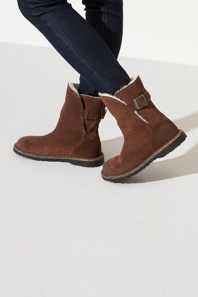 Birkenstock Uppsala Shearling Boots for Women in Brown