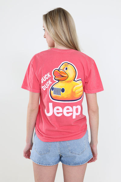 Jeep Duck T-Shirt in Watermelon
