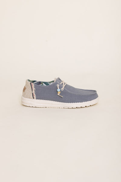 Hey Dude Shoes Women’s Wendy Natural Shoes in Indigo