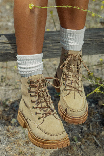 Roxy Shoes Work It Booties for Women in Tan