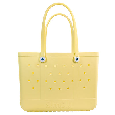 Simply Southern Large Waterproof Tote Bag in Sun Yellow