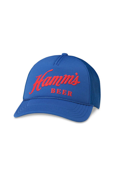 American Needle Hamm’s Beer Foam Trucker Hat for Men in Blue