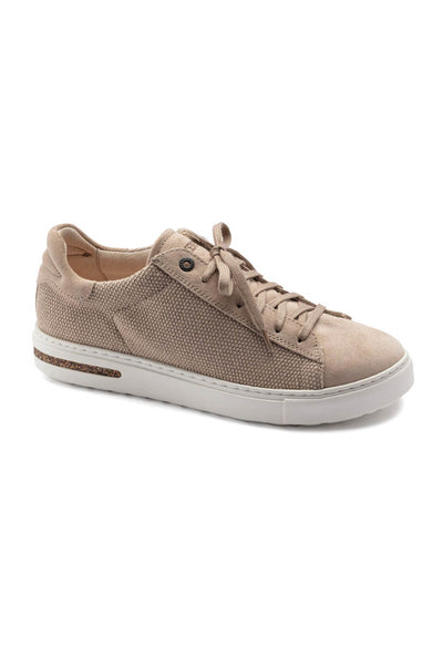 Birkenstock Bend Low Canvas Suede Sneakers for Men in Sandcastle Beige