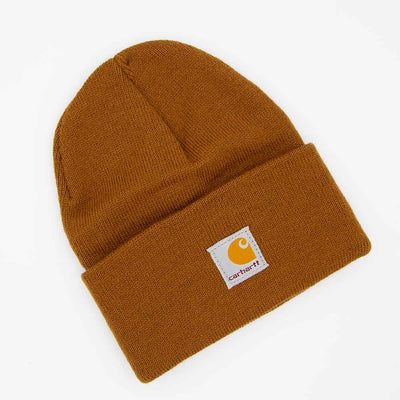 Carhartt Youth Knit Cuff Beanie for Kids in Carhartt Brown