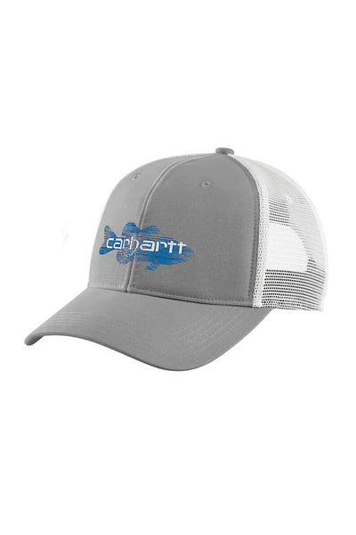 Carhartt Bass Mesh Trucker Hat in Grey