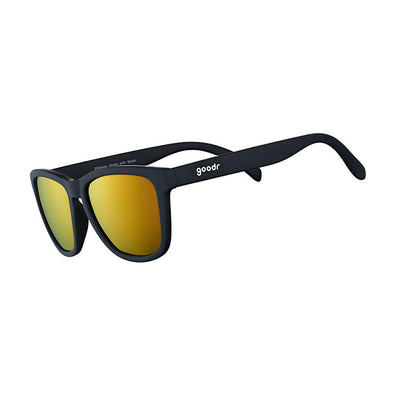 Goodr Whiskey Shots with Satan OG Sunglasses in Black