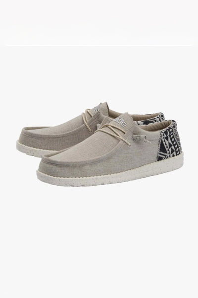 Hey Dude Shoes Men’s Wally Funk Jacquard Shoes in Bungee