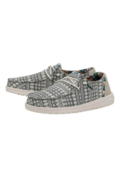 Hey Dude Shoes Women’s Wendy Boho Shoes in Embroidery Grey