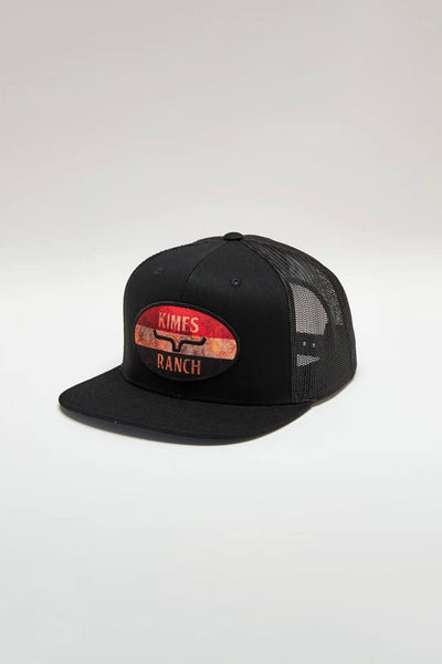 Kimes Ranch American Standard Trucker Hat for Men in Black