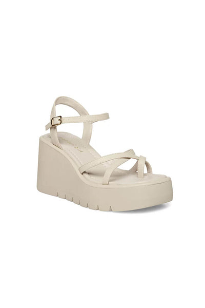 Madden Girl Vaultt Platform Wedges for Women in Taupe