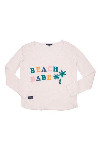 Simply Southern Everyday Babe Sweater for Women in White