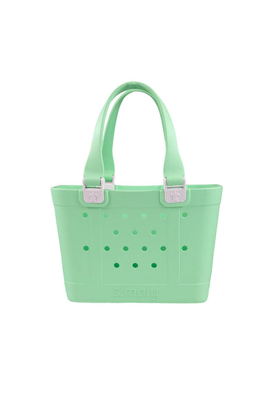 Simply Southern Mini Waterproof Tote Bag in Lime