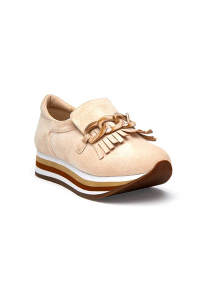 Coconuts by Matisse Bess Platform Loafers for Women in Ivory