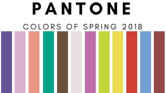 Pantone Colors of 2018