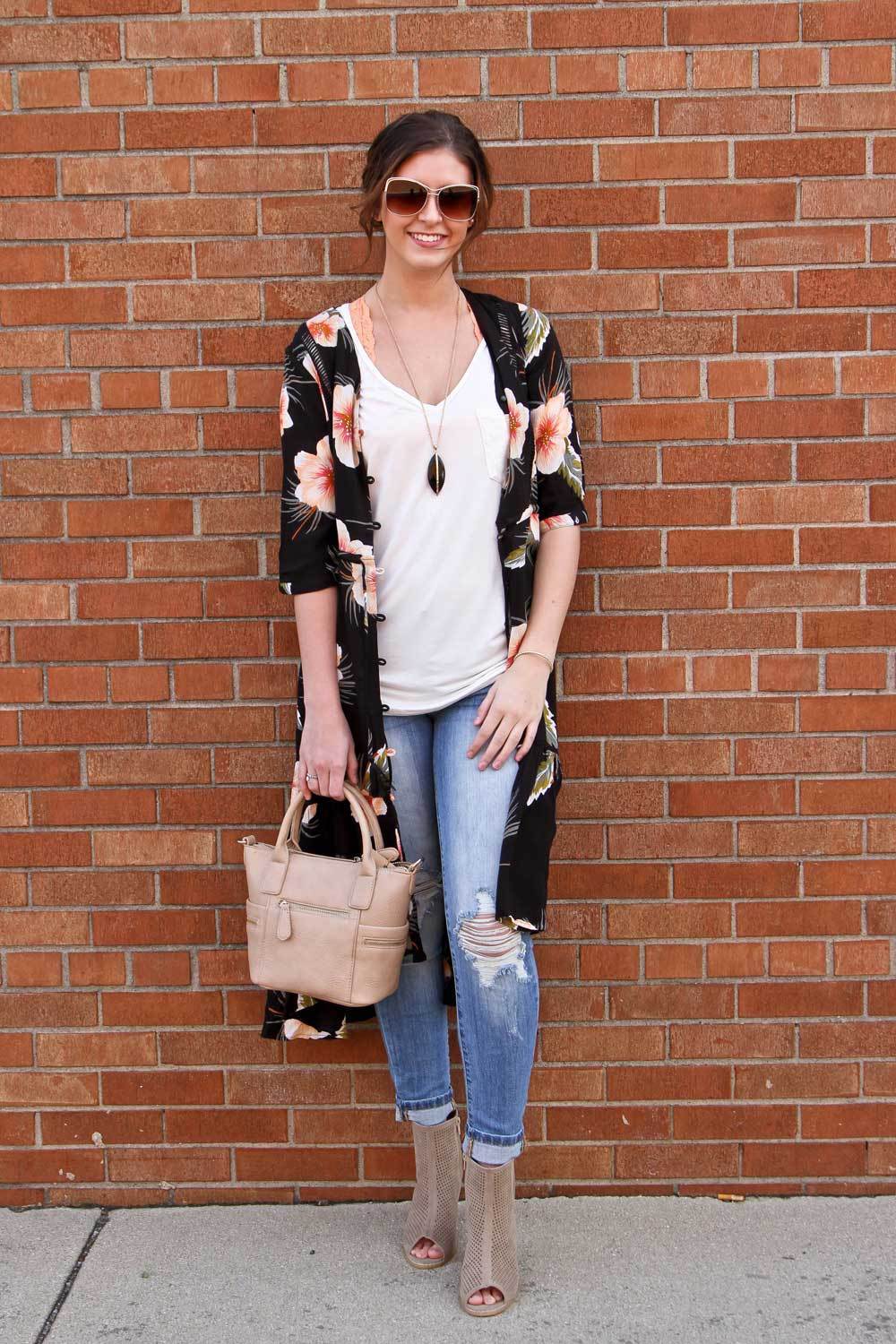 Spring Fashion: A Floral Duster
