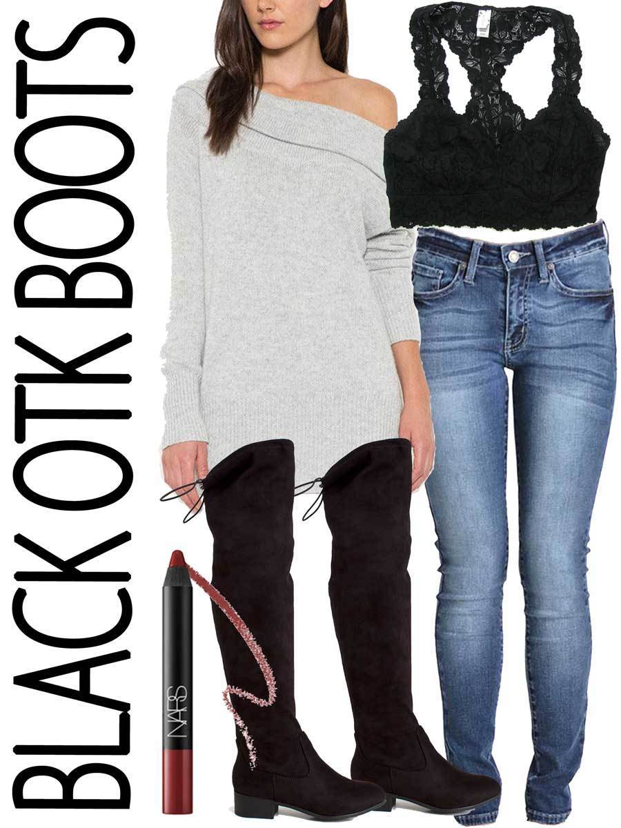 How to Wear Over the Knee Boots