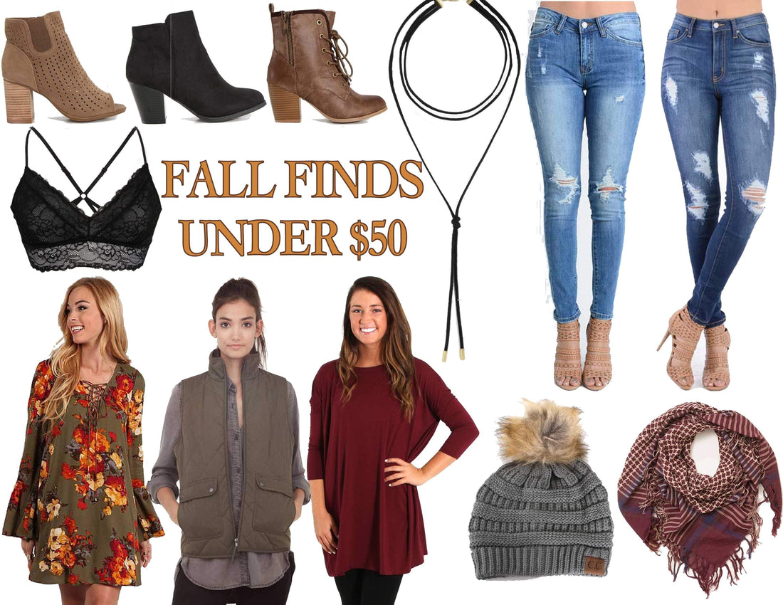 Fall Fashion Finds Under $50
