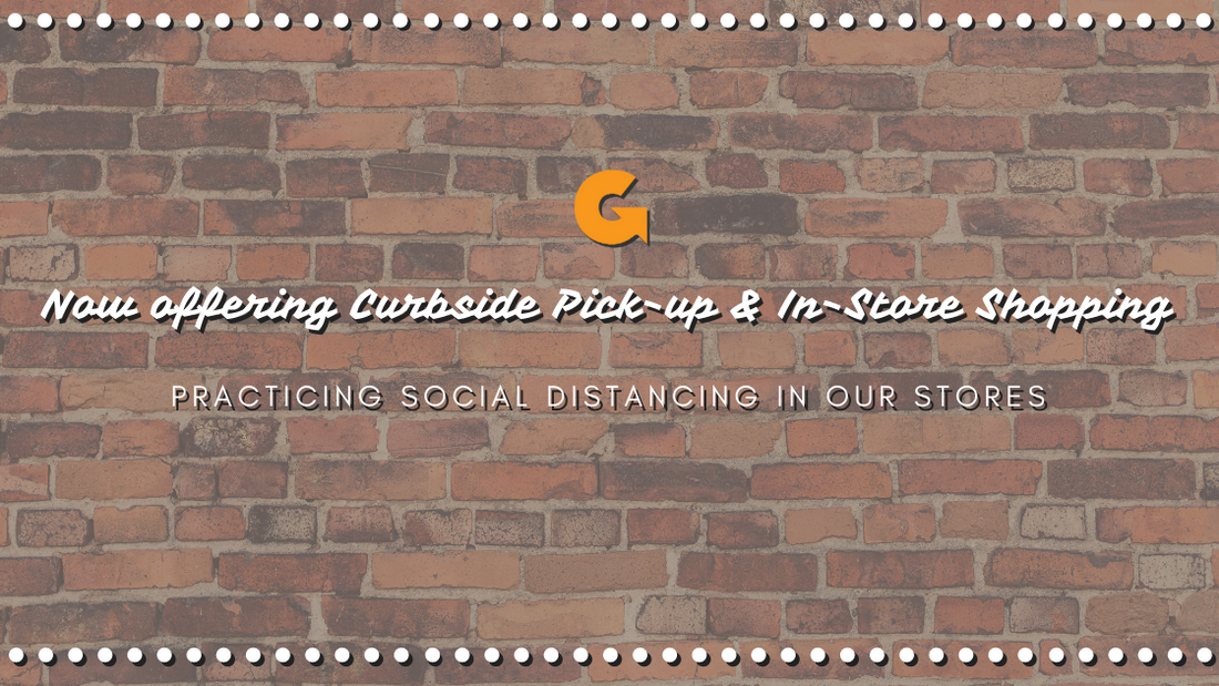 Curbside Pick-up & Opening Store Details!