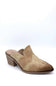 Pierre Dumas Whitney Heeled Mules for Women in Taupe