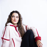 FP Movement Mountain High ½ Zip Fleece for Women in Ballet Pink