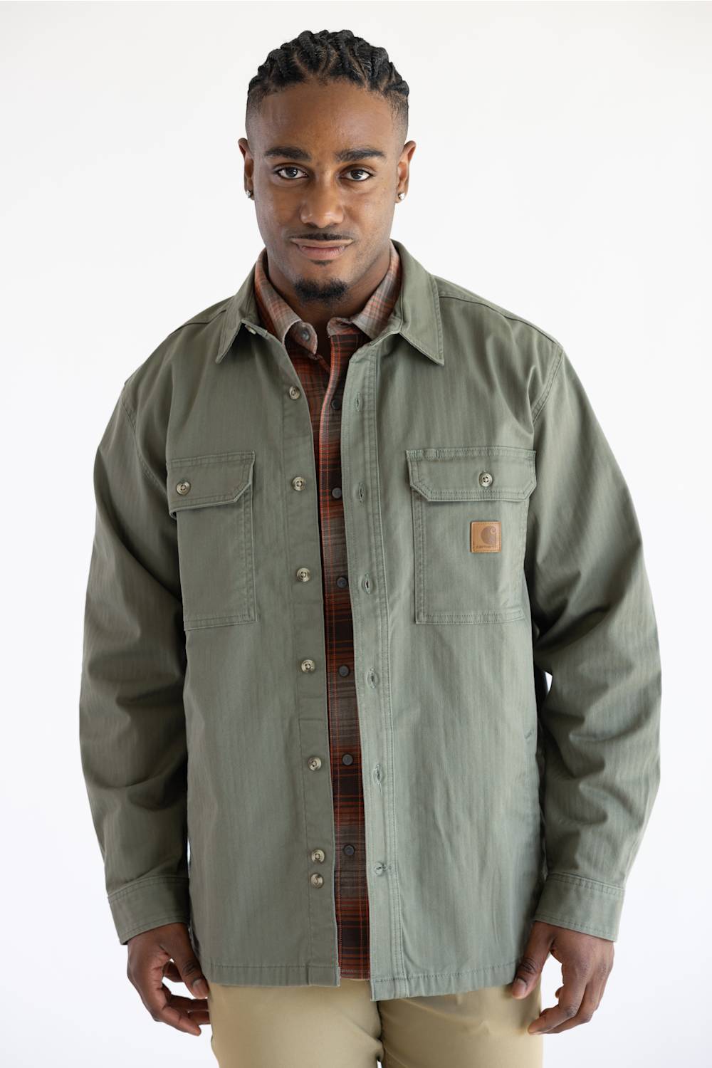Carhartt Newcastle Shirt Jacket for Men in Olive | 107307-DOV-OLIVE