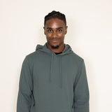 1897 Active Diamond Weave Hoodie for Men in Olive Green