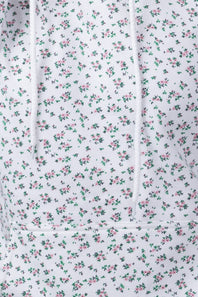 1897 Active Ditsy Floral Hoodie for Women in Ivory