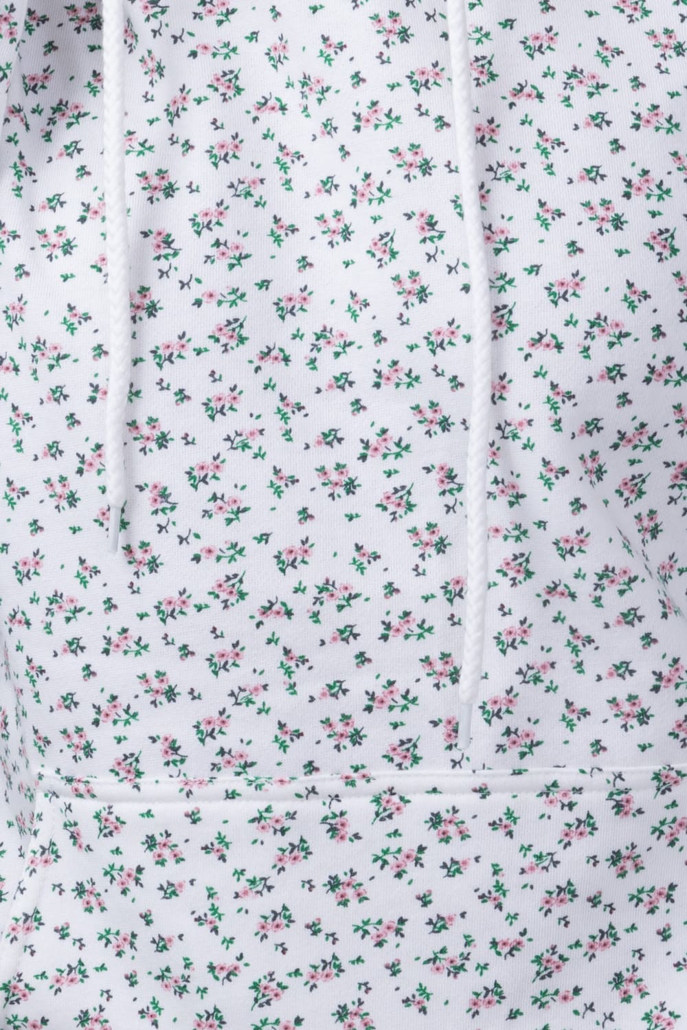 1897 Active Ditsy Floral Hoodie for Women in Ivory