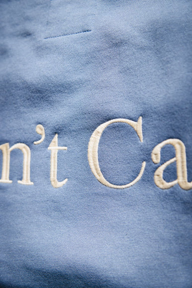 1897 Active Don’t Know Don’t Care Sweatshirt for Women in Cream/Blue