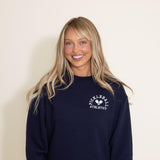 1897 Active Pickleball Left Chest Sweatshirt for Women in Navy