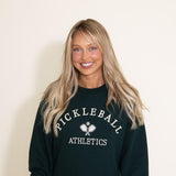 1897 Active Pickleball Sweatshirt for Women in Hunter Green