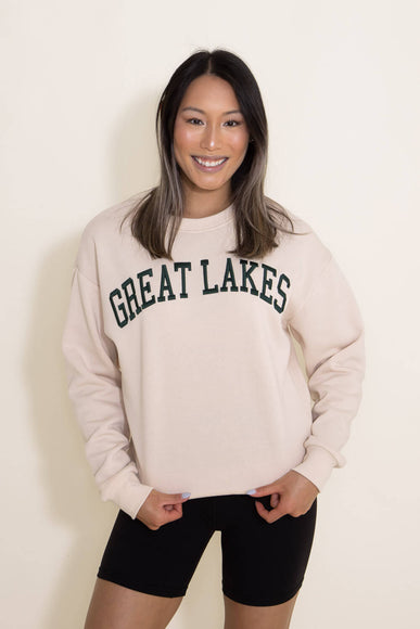 1897 Active Great Lakes Sweatshirt for Women in Cream