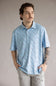 1897 Legends Golf Print Polo for Men in Blue