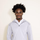 1897 Original 1/4 Zip Mock Neck Sweater for Men in White