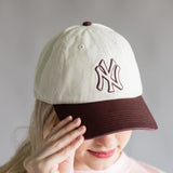 001-47-Brand-NEW-YORK-YANKEES-CHERRY-SANDSTONE-LOVE-LETTER-47-CLEAN-UP-B-LVTRC17GWS-SS