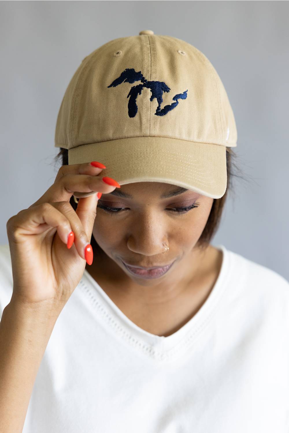 47 Great Lakes MI Clean Up Hat in Khaki