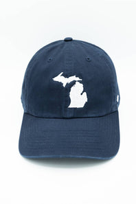47 Michigan Icon Clean Up Hat in Navy