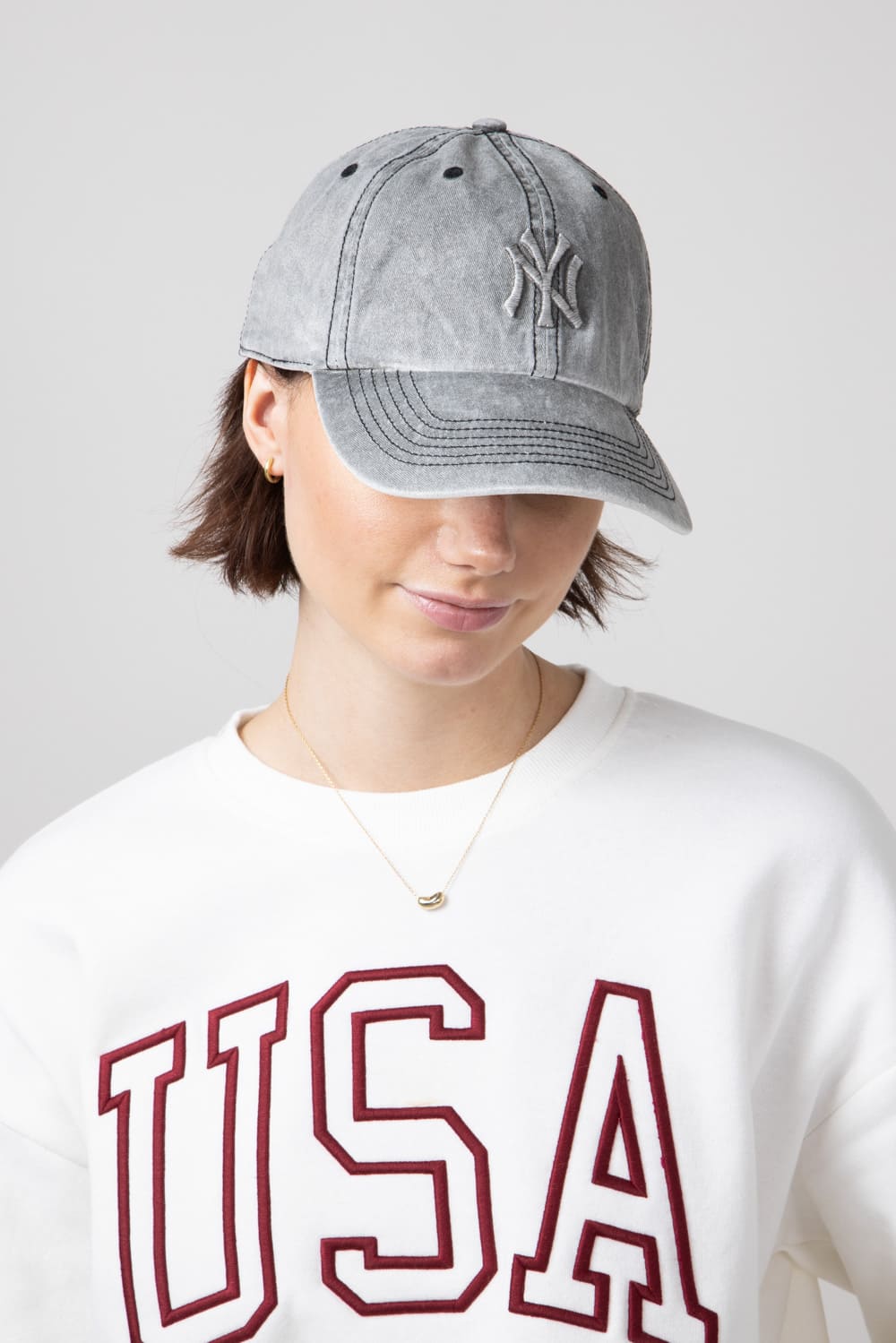 '47 New York Yankees Clean Up Hat in Black Mist