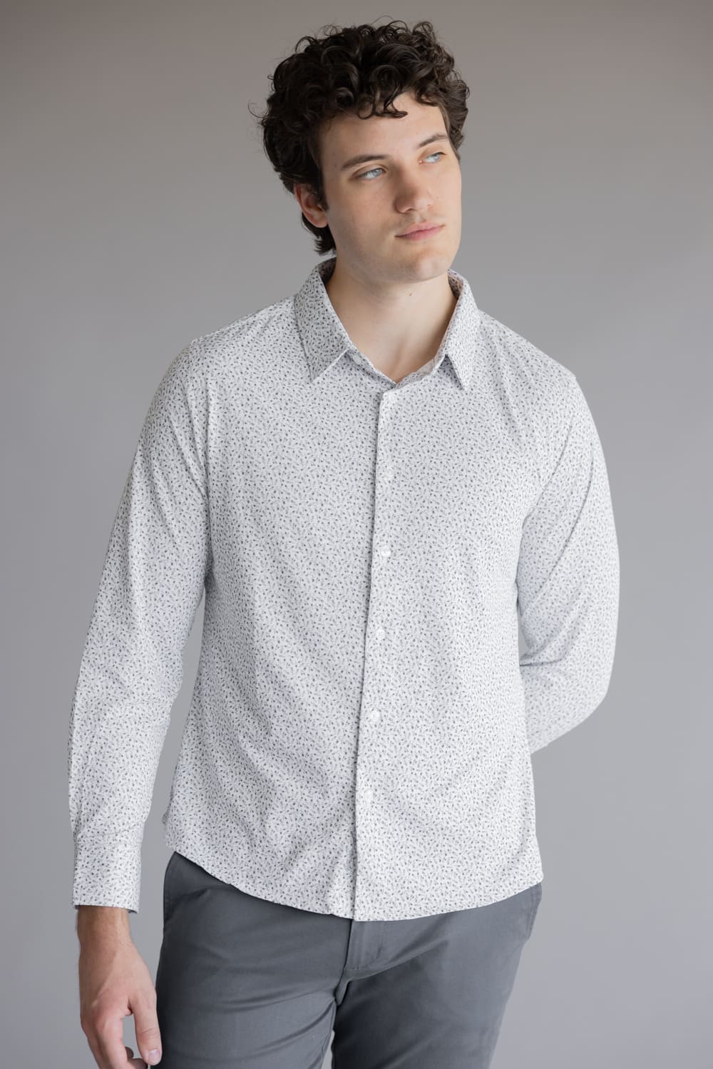 7Diamonds Wade Shirt for Men in Grey