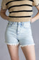 KanCan x Glik's Best Friend Fray Hem Wash Denim Shorts for Women