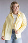 ACOA Oversized Gauze Boyfriend Shirt for Women in Butter Yellow