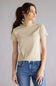 Thread & Supply Annie T-Shirt for Women in White Pepper