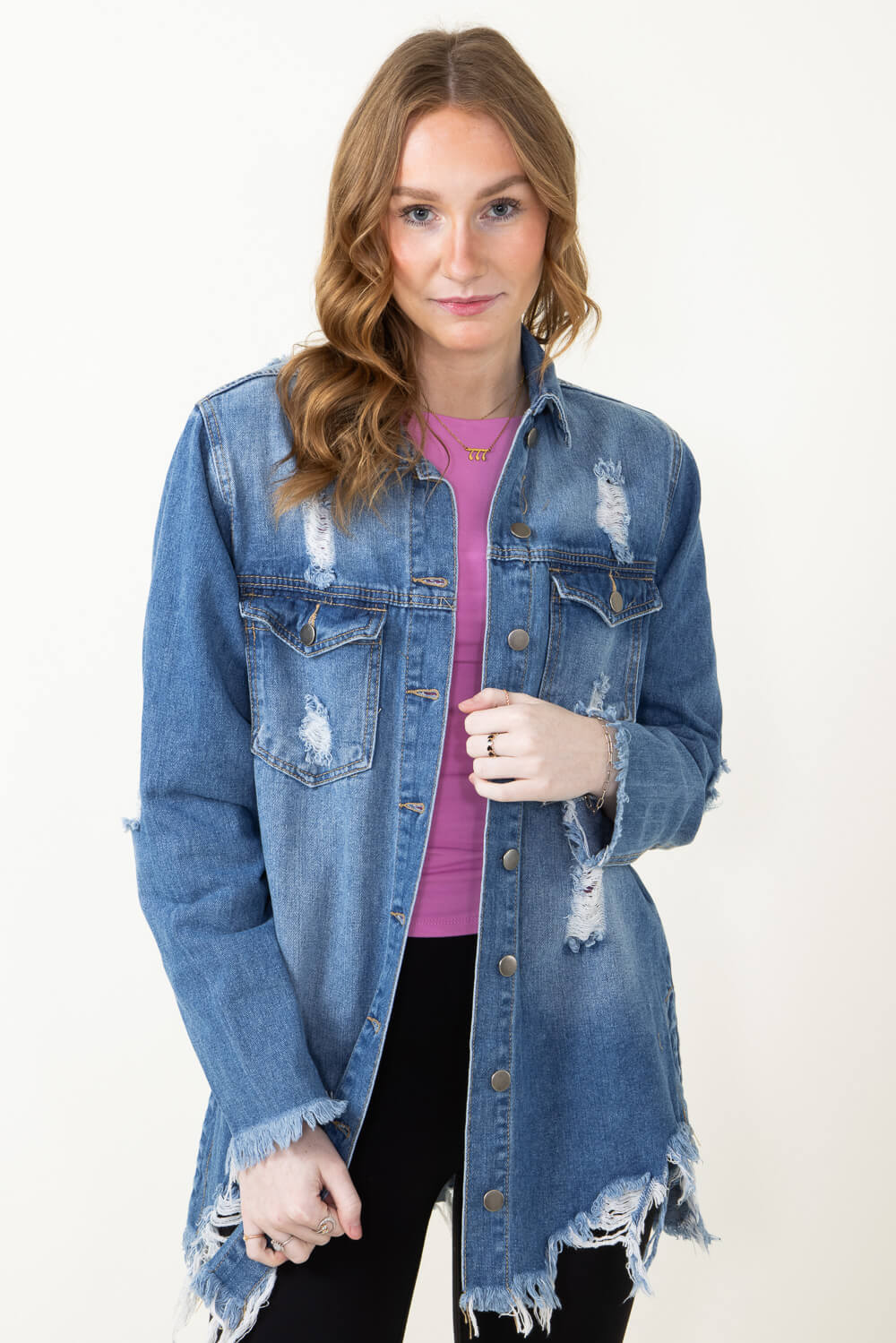 Sweet South Faded Denim Jacket | Free Shipping | Magnolia Boutique