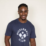 American Needle Pickleball Club T-Shirt for Men in Navy Blue
